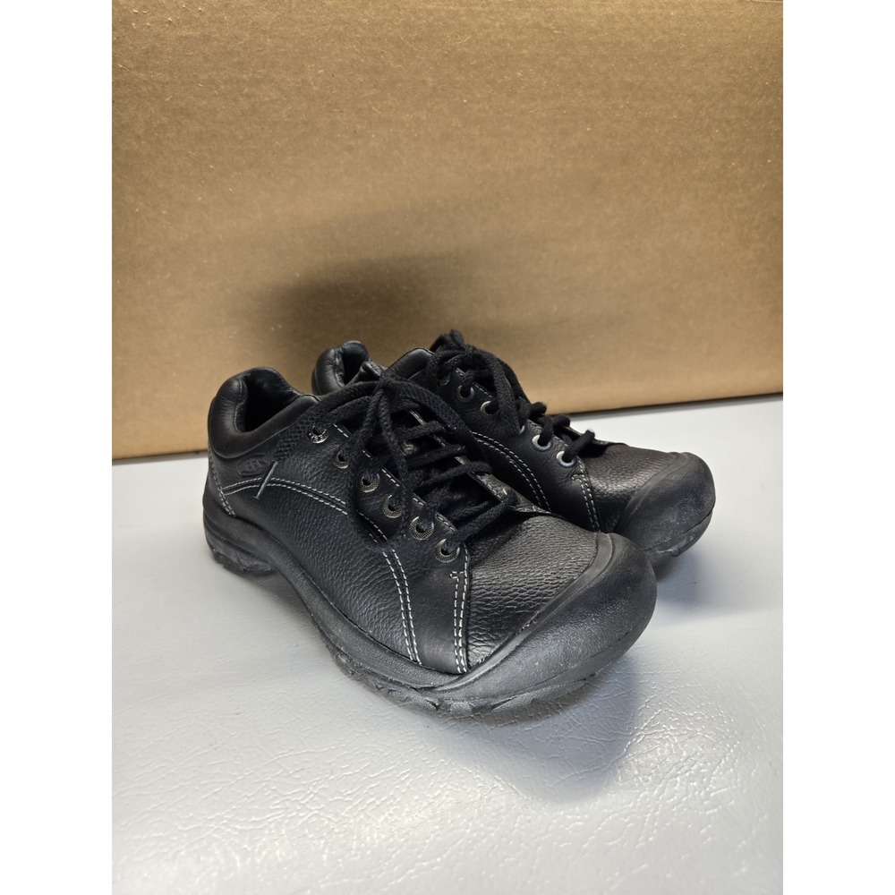 KEEN Presidio Womens US 8.5 Casual Shoe Classic Oxford Lace Up Black